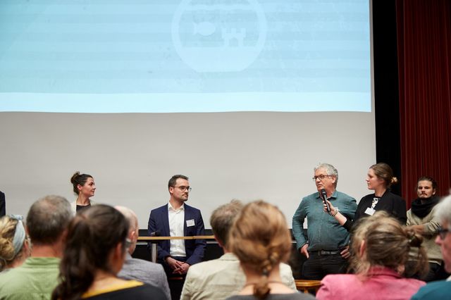 Wortmeldung während der Fishbowl-Runde