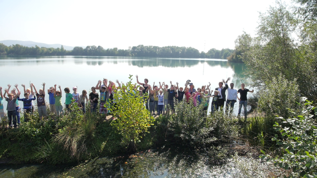 Gruppe in der Natur