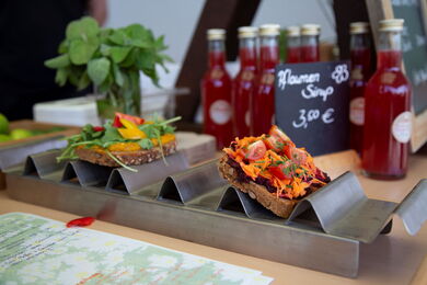 Regionaler und Saisonaler Mittagstisch bei den Stadtwerken Marburg Immobilien GmbH © offenblende.de