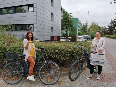 Finanzamt Bensheim: Wir fahren mit dem Rad zur Arbeit © ifok GmbH