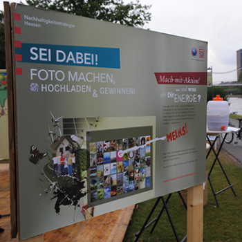 Plakat zum 2. Hessischen Tag der Nachhaltigkeit