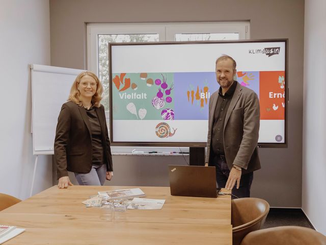 KlimaWein-Gründer Mareike Meyer und Michael Kietzmann