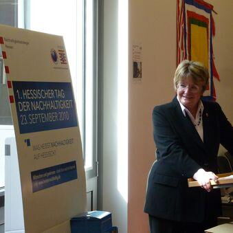 Aufsteller zum Tag der Nachhaltigkeit