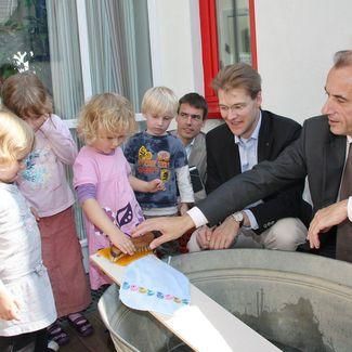 Besuch im Kindergarten beim Hessischen Tag der Nachhaltigkeit