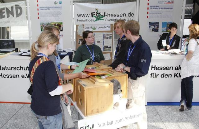 Infostand zum Freiwilligen Ökologischen Jahr