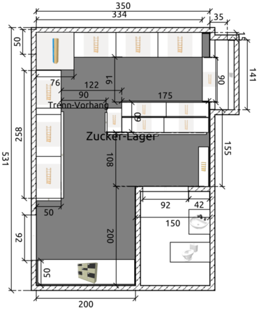 Grundriss Lager