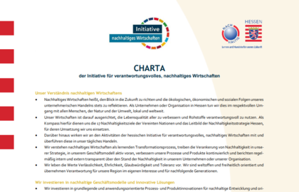 Nachhaltiges Wirtschaften
