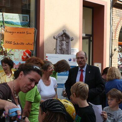 Aktion "Bewegen macht Sinn - 300 Schritte extra"