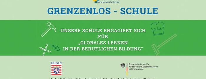 Plakette Grenzenlos-Schule