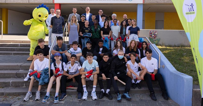 Sauberhafter Schulweg 2025 - Gruppenfoto
