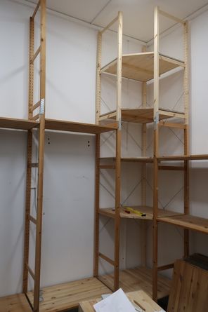 Lager beim Bau