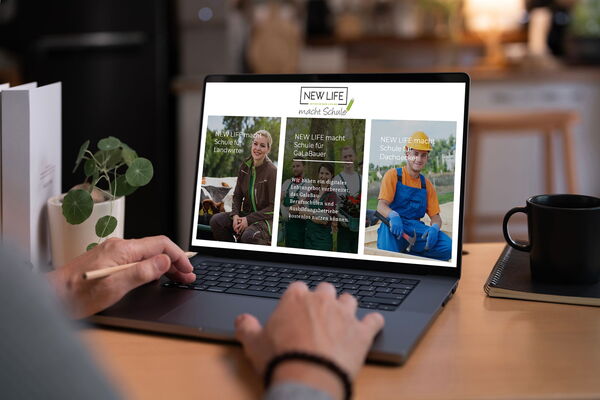 Das Online-Lernportal "NEW LIFE"