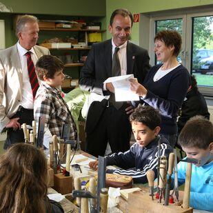 Werkunterricht am Tag der Nachhaltigkeit