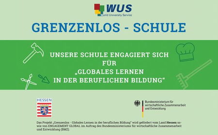 Plakette Grenzenlos-Schule