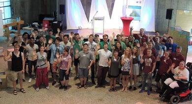 Teilnehmende des Jugendforums in Kassel - © HMUKLV