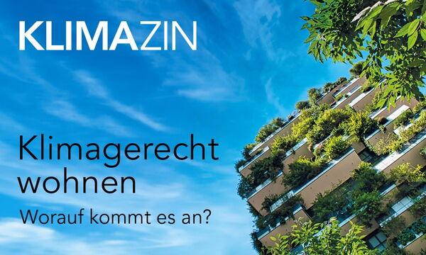 KLIMAZIN-Cover Klimagerecht wohnen