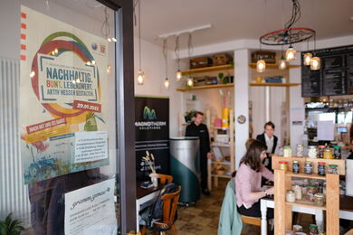 Der 7. Tag der Nachhaltigkeit im ersten Unverpacktladen in Frankfurt „gramm.genau“.